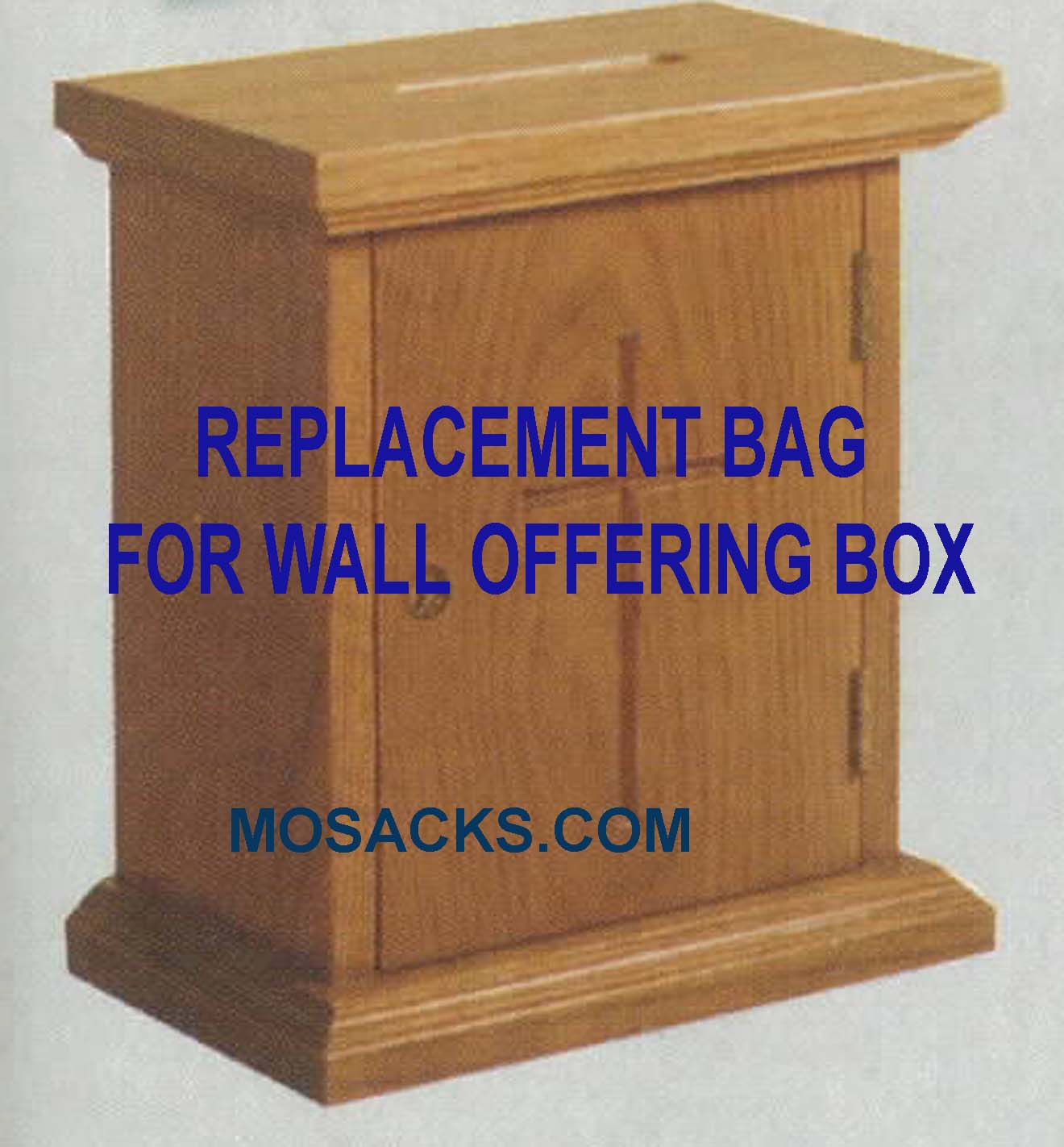 Replacement Bag for Wall Offering Box 10" w x 6" d x 11" h 401B