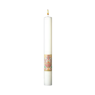 308 Investiture Coronation of Christ Complementing Altar Candles