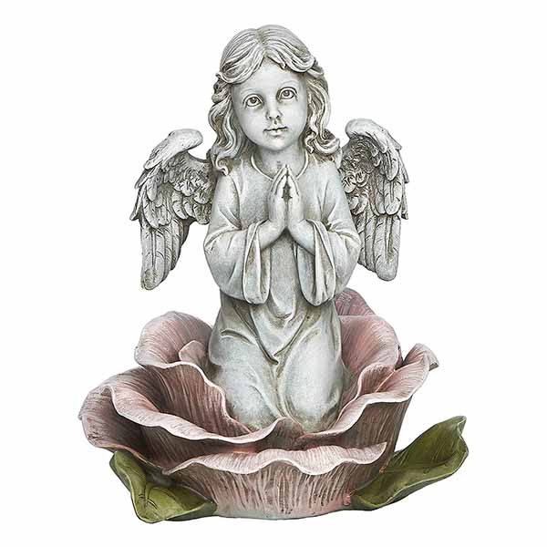 Joseph Studio Angel in Rose Statue 64555